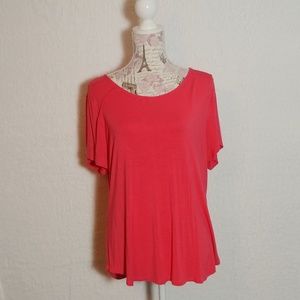 Calvin Klein Pink Scoop Neck Top